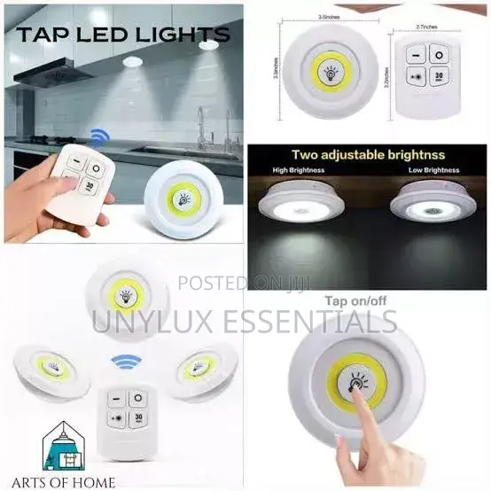3pcs Led Light With Remote Control