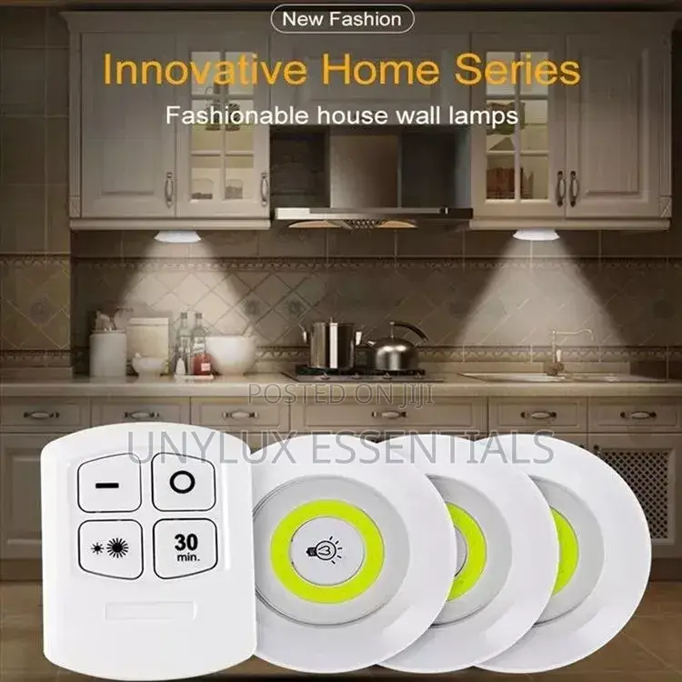 3pcs Led Light With Remote Control