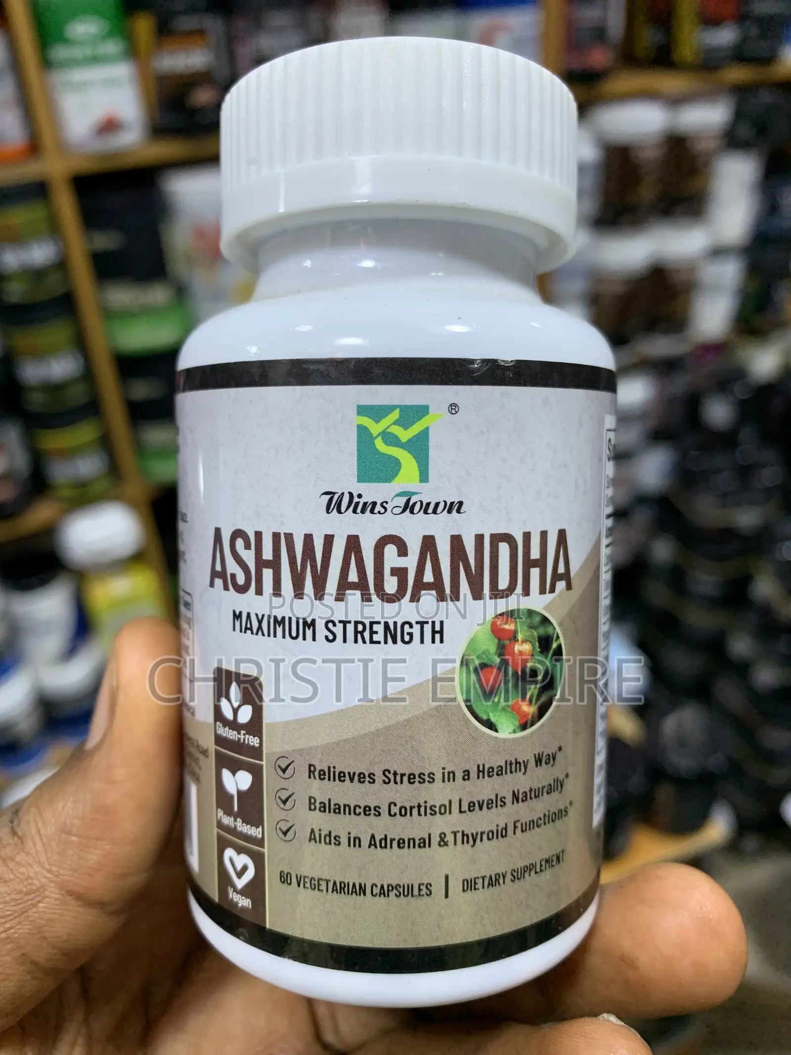 Wins Town Ashwagandha Maximum Strength