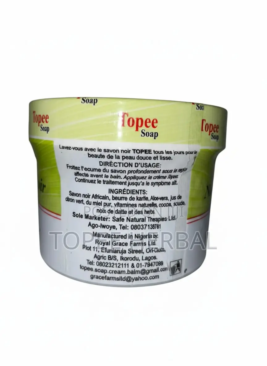 Topee Herbal Black Soap "Plastic"