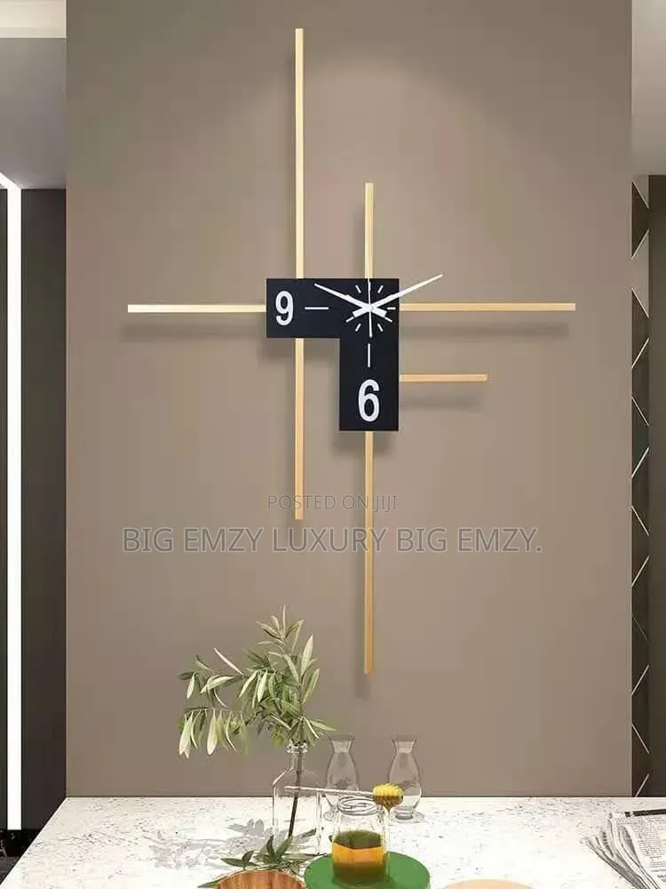 Modern Geometric Wall Clock.