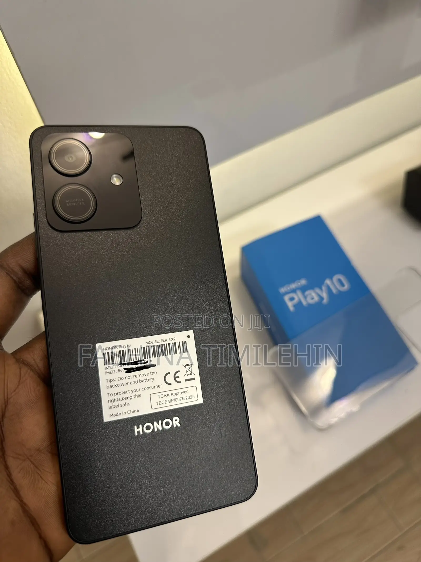 Honor Play10 64 GB Black