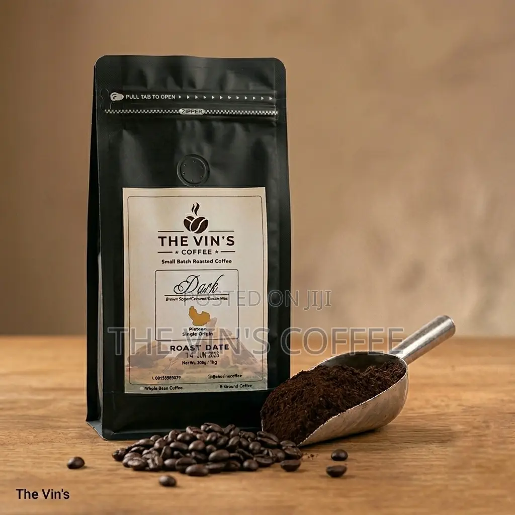 The Vin's Coffee Dark Roasted Coffee Bean/Ground