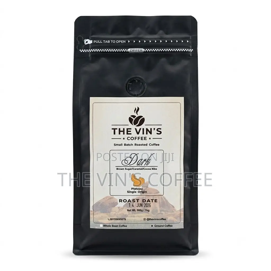 The Vin's Coffee Dark Roasted Coffee Bean/Ground