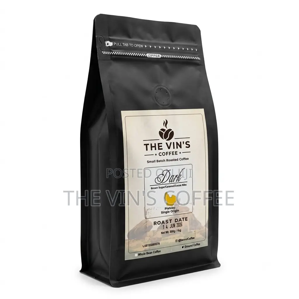 The Vin's Coffee Dark Roasted Coffee Bean/Ground