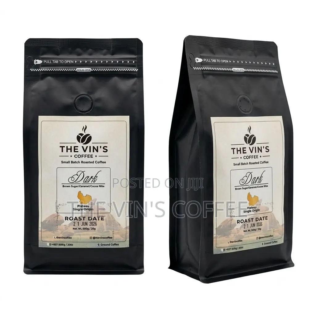 The Vin's Coffee Dark Roasted Coffee Bean/Ground