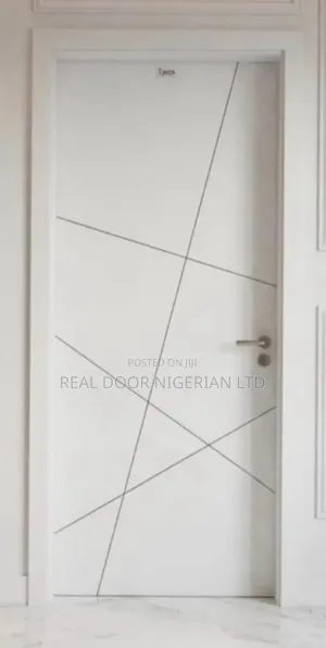Complete HDF Wooden Door 900 X 2100