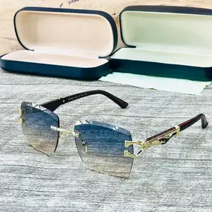 Cartier Luxury Men Rimless Glasses – Trendy, Stylish Premium Quality