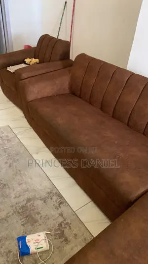 L Shaped Sofa and Single