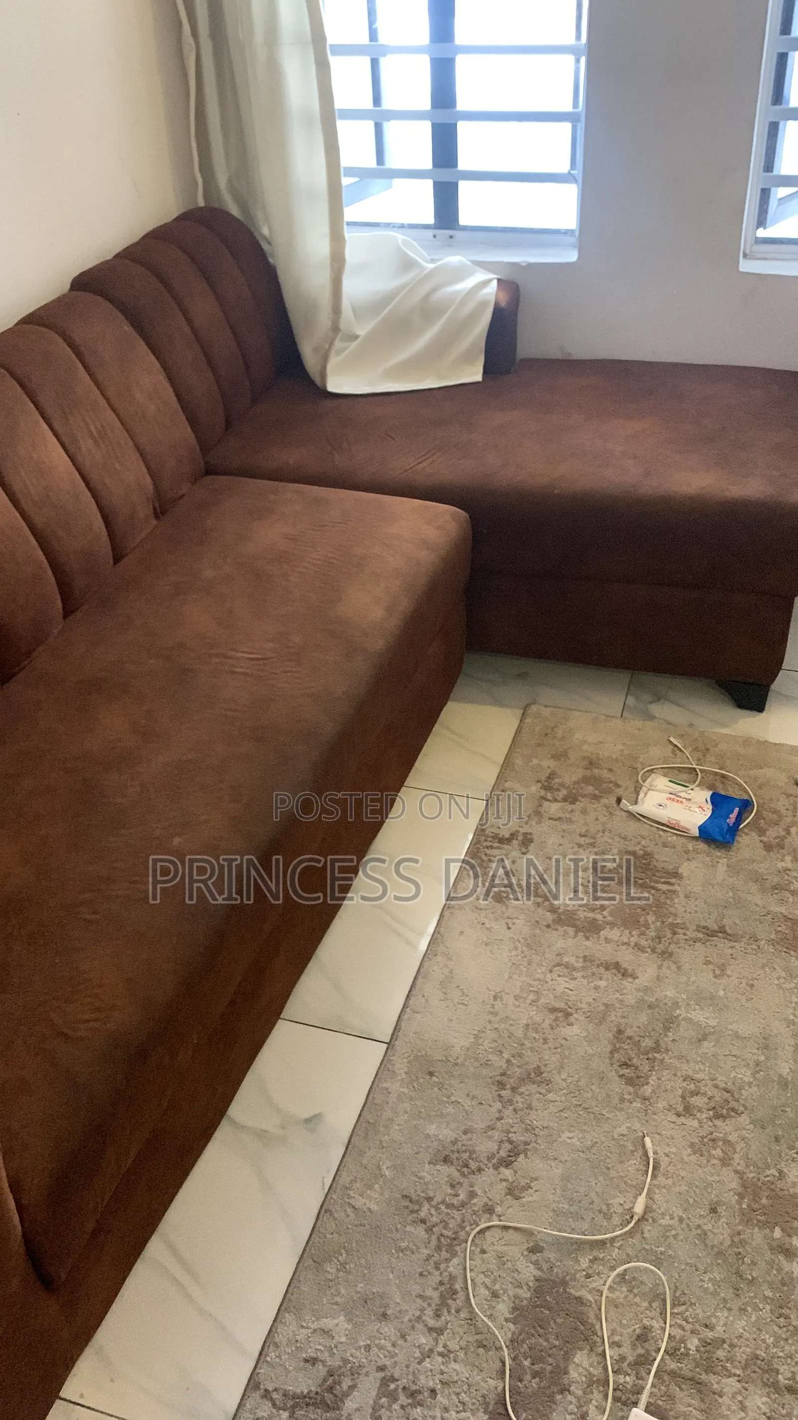 L Shaped Sofa and Single