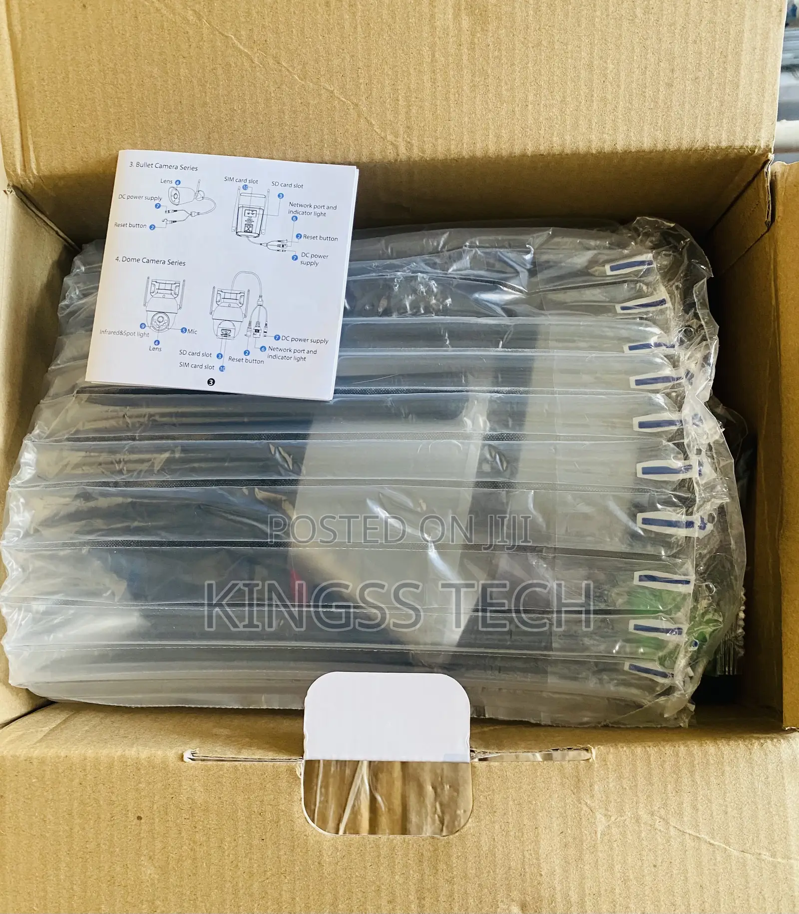 Essecloud E8 Double Lens Solar Camera
