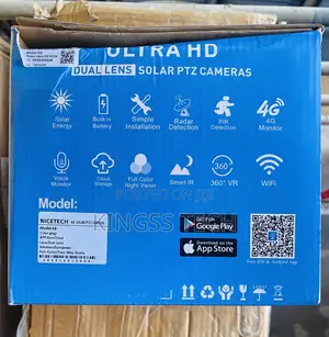 Essecloud E8 Double Lens Solar Camera