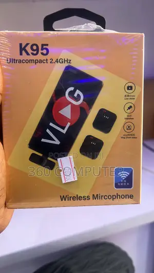  Dual Noise Cancelling Wireless Microphone 2 in 1 Receiver