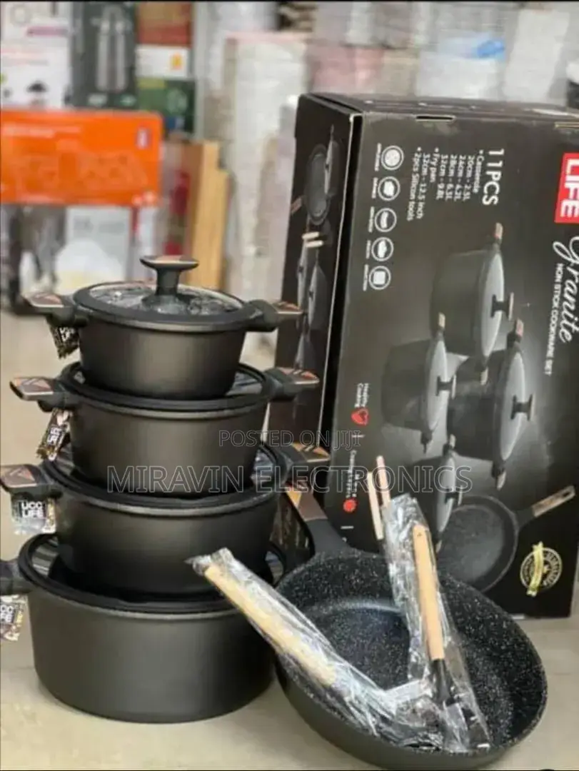 The 11pcs Ucclive Granite Cookset