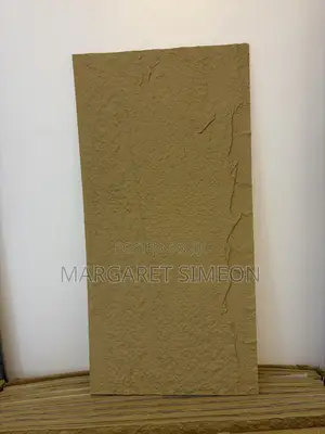 Premium Beige Pu Stone Wall Panels - Luxury Tv Background Cladding