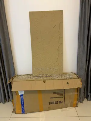 Premium Beige Pu Stone Wall Panels - Luxury Tv Background Cladding