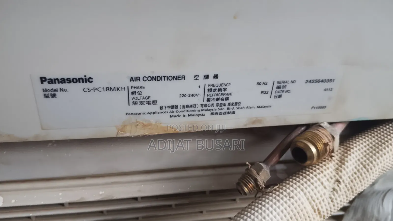 Panasonic Ac 2hp