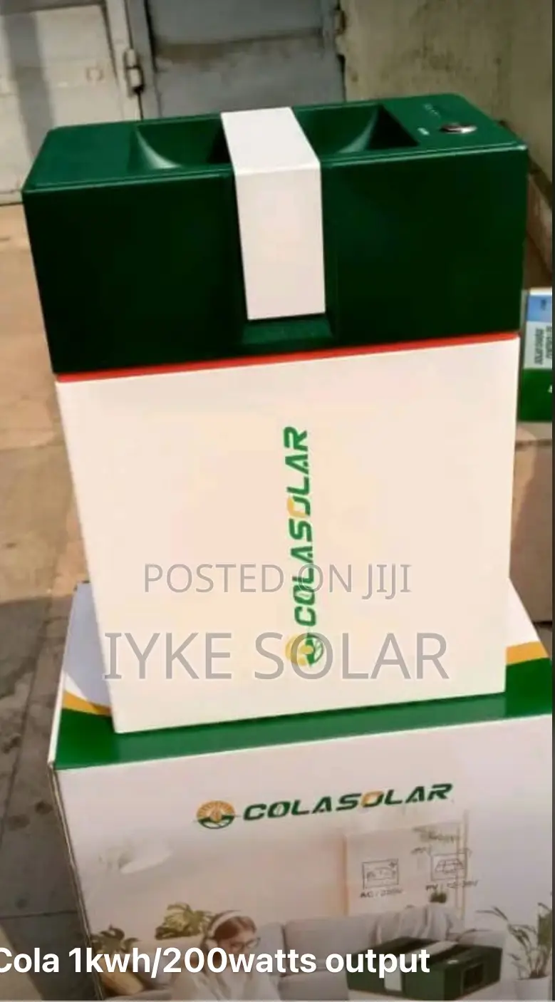 1kwh /200watts Cola Solar Generator