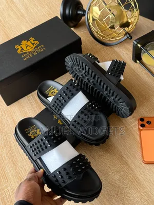 Aristocrats Leather Slide - Premium Quality