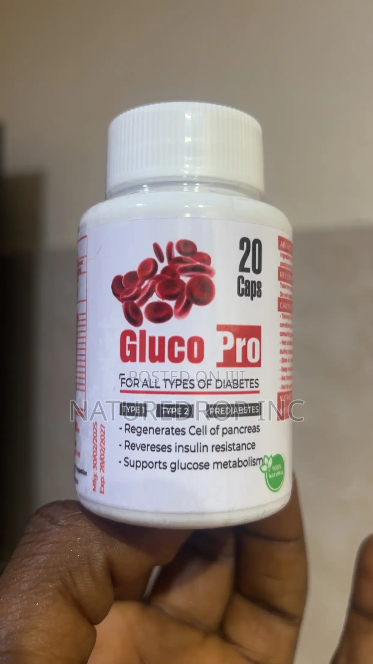 Gluco Pro Herbal Supplement (Buy 2 Get 1 Free)