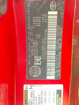 Toyota Matrix 2006 Red