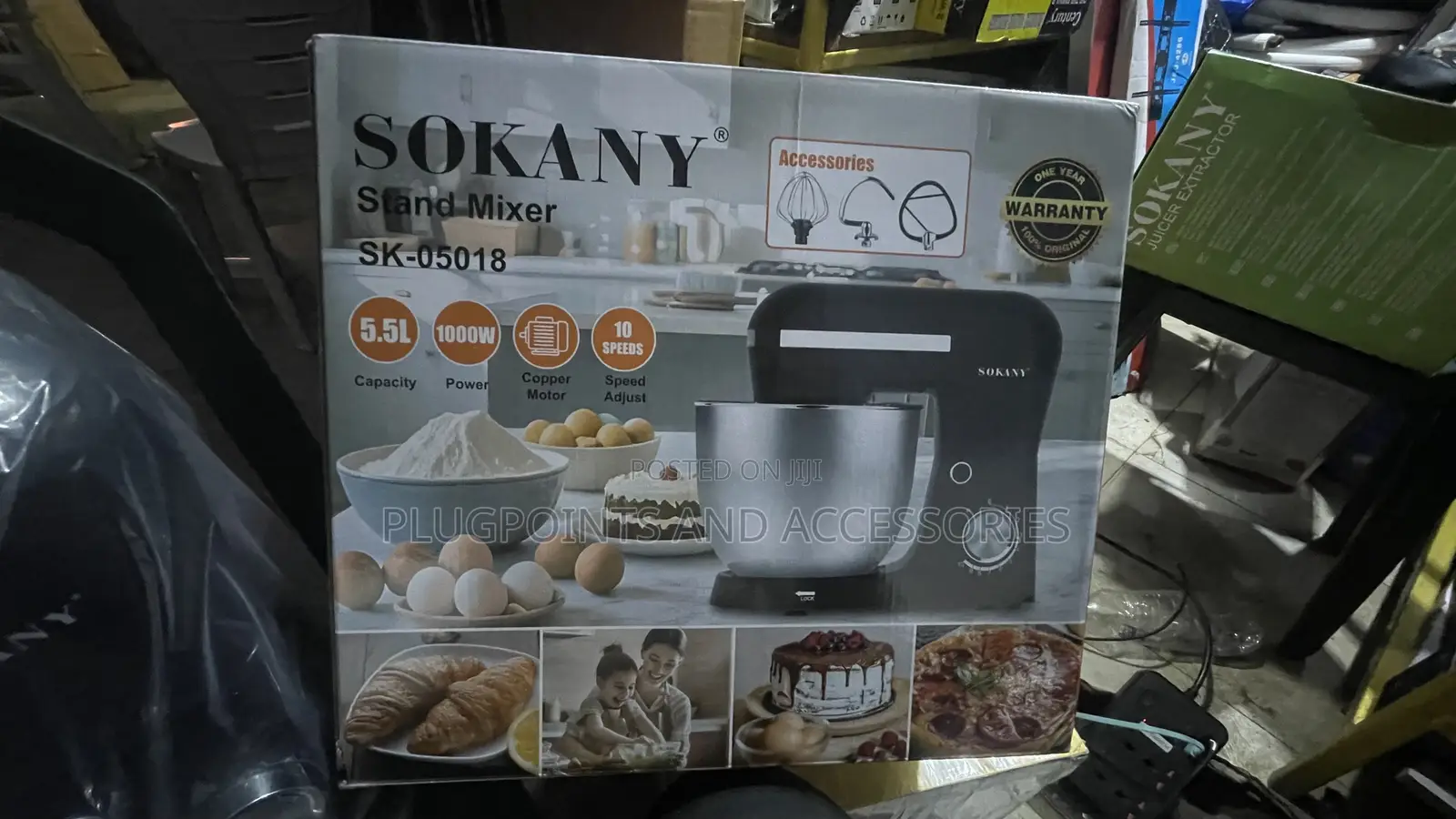 Sokany Stand Mixer 5.5liters + Free Delivery Today Only
