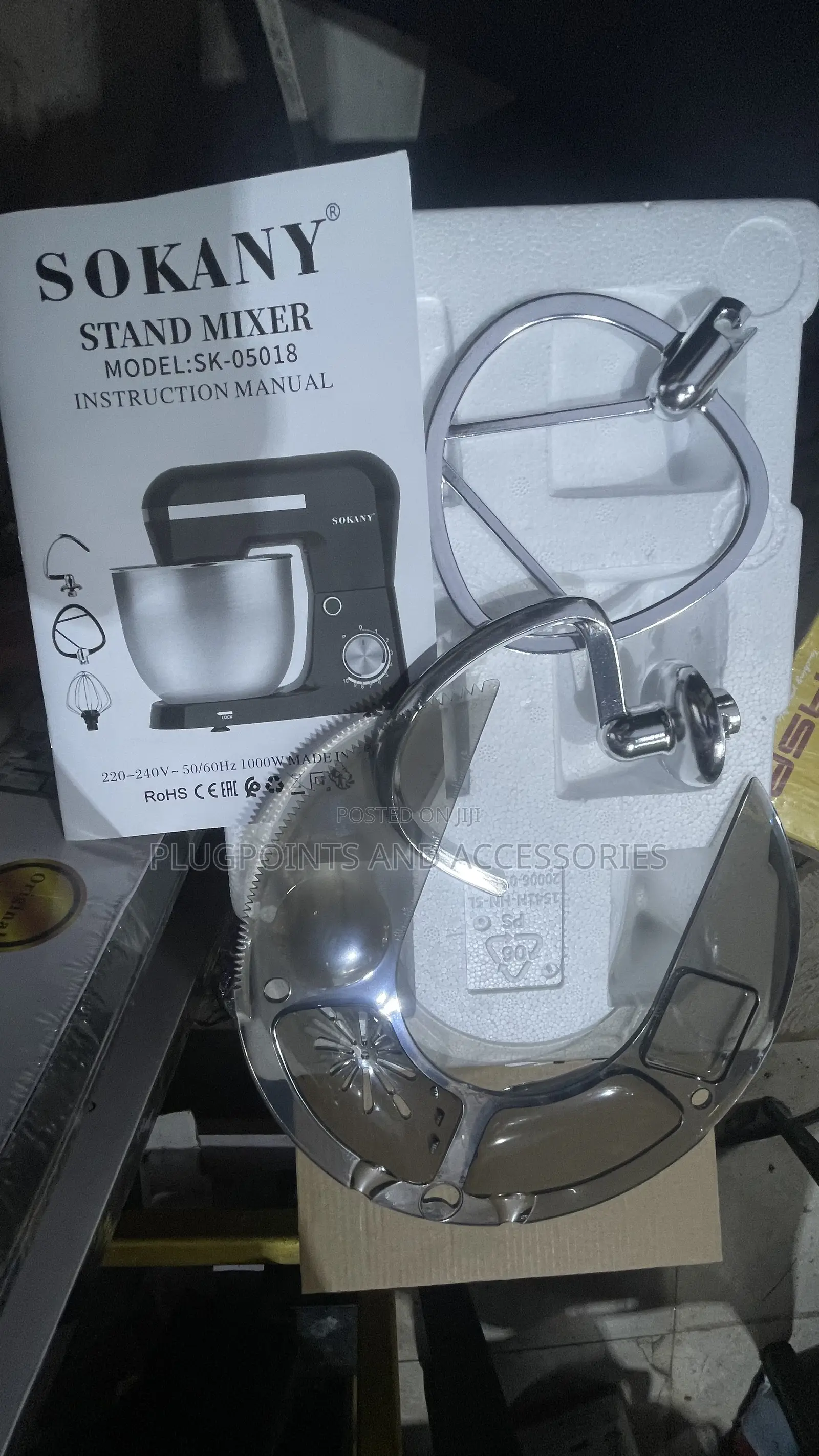 Sokany Stand Mixer 5.5liters + Free Delivery Today Only
