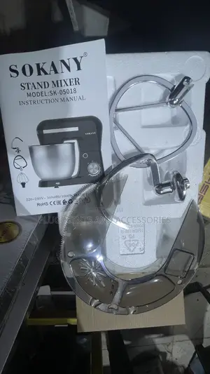 Sokany Stand Mixer 5.5liters + Free Delivery Today Only