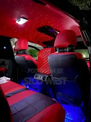 Red Black Interior Design Seat Cover