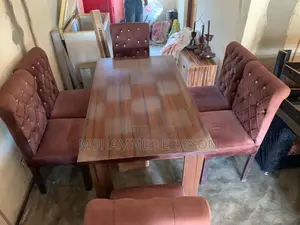 Complete Set of Dining With 6 Chairs