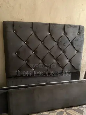 6x5 Luxury Upholstered Bed Frame – Clean Strong – ₦130,000