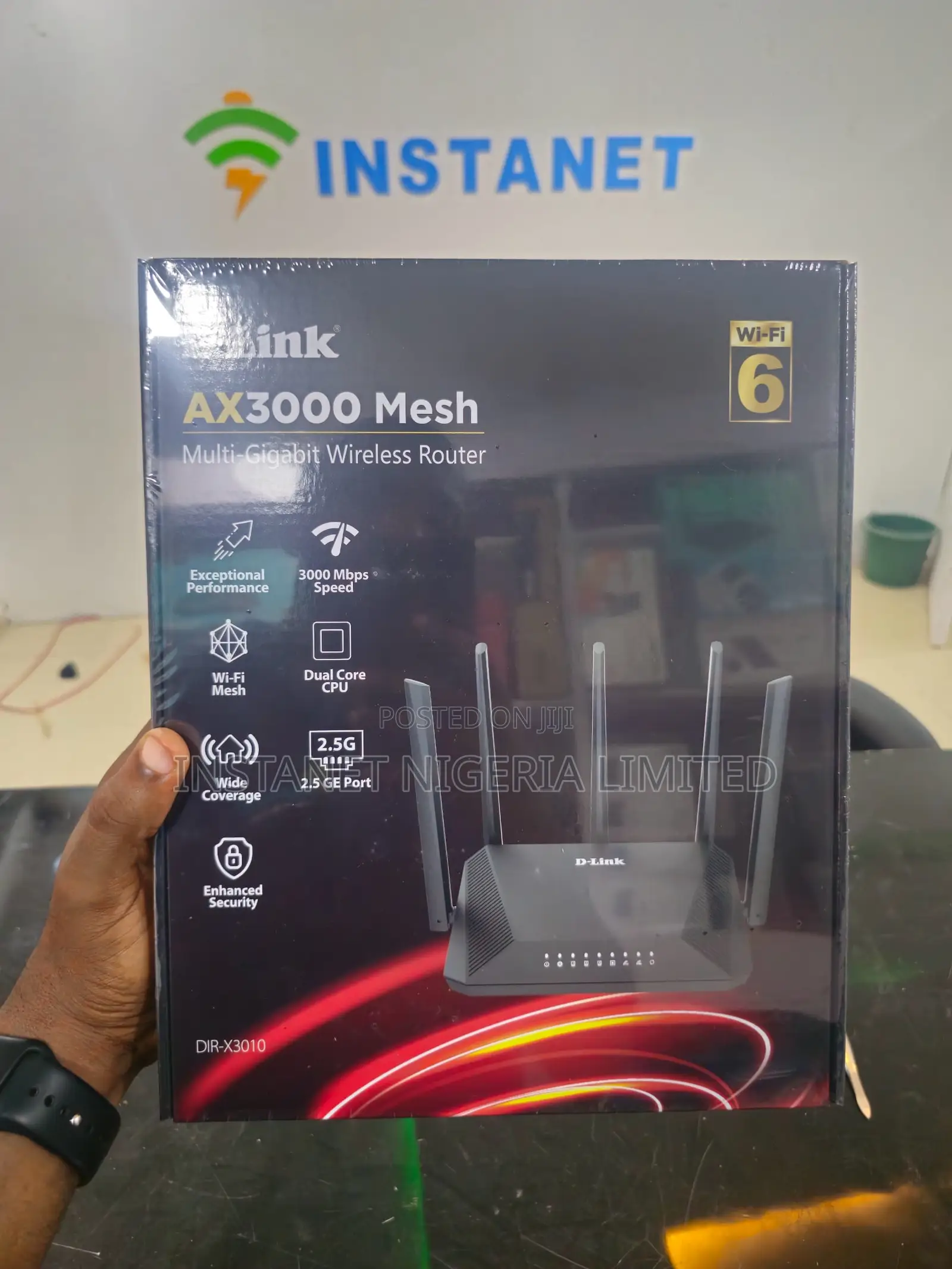 D-Link Dir-X3010 Ax3000 Multi-Gigabit Mesh Router
