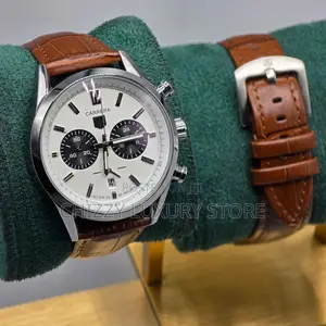 Carrera Quality Men Genuine Leather Wristwatch