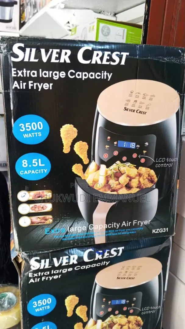 Silver Crest Extra Lard Capacity Air Fryer