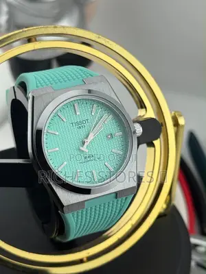 Tissot PRX Powermatic 80 Waffle-Patterned Dial Rubber Watch