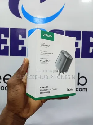 Ugreen Ganinfinity Nexode 4port Fast 65watts Fast Charge Adapter