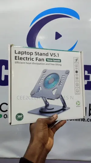 Laptop Stand V5.1 With Electric Fan 3speed
