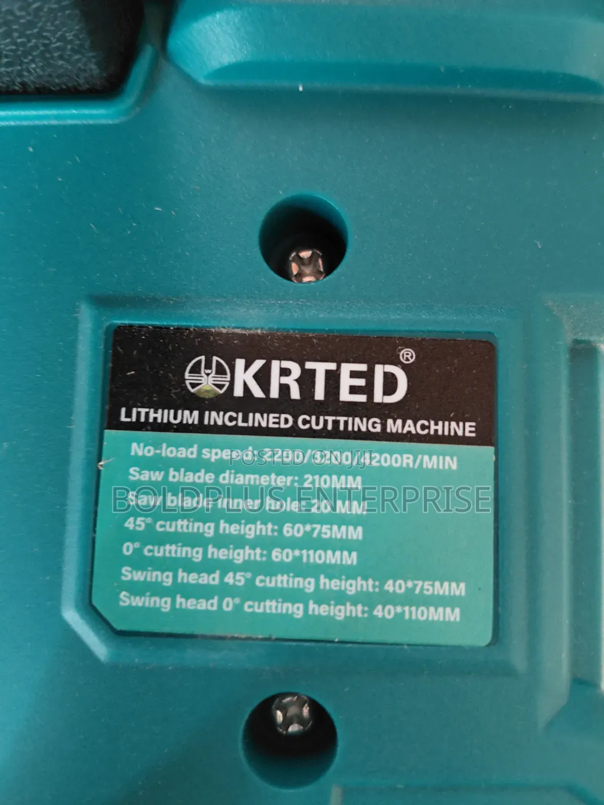 Rechargable Mitre Saw Machine