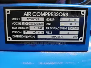 100 Litre Electric Air Comprssor Machine