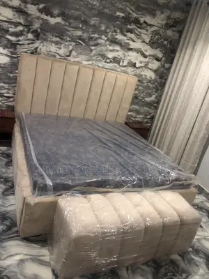 6x6 Standard Bedframe With Ottoman and 2side Drawer