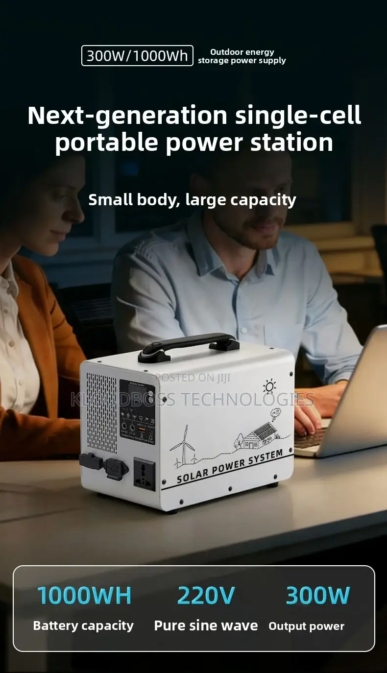 Solar Generator With Lithium Battery