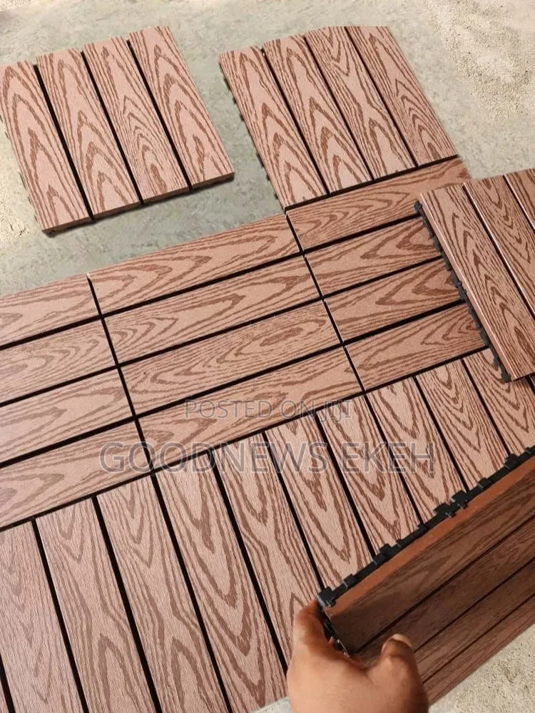 WPC Pool Decking Tiles