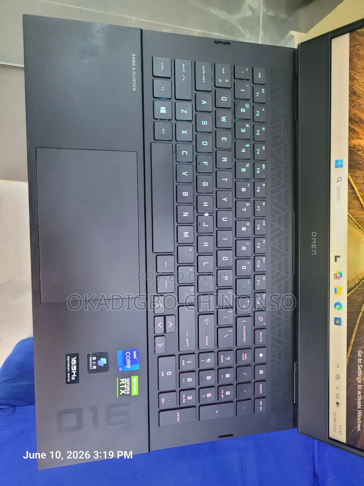 Laptop HP Omen 16 16GB Intel Core i7 SSD 1T