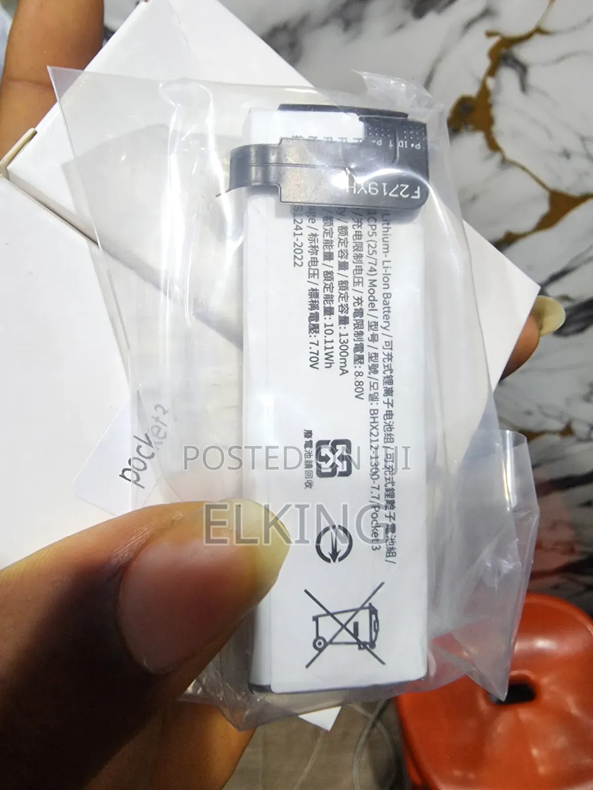 Osmo Pocket 3 Camera Replacement Battery for Dji Osmo Pocket 3