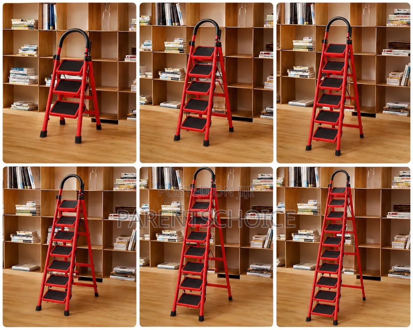 Foldable Step Ladder-3/4/5/6/7/8 Steps