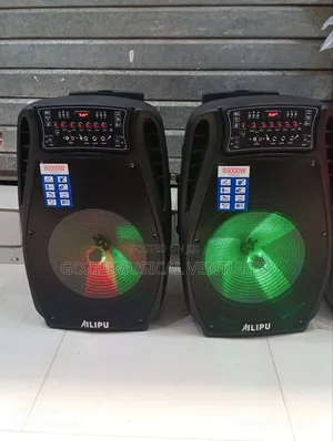 Alilpu Party Speaker With Two Wireless Microphone Speakers Sp- 3510d