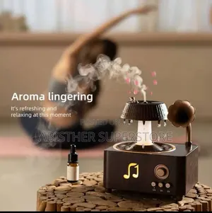 Rotating Raindrop Gramophone Humidifier.