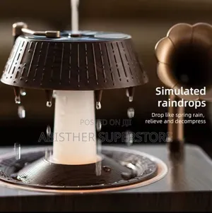 Rotating Raindrop Gramophone Humidifier.