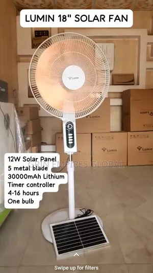 Lumin 18" Solar Fan
