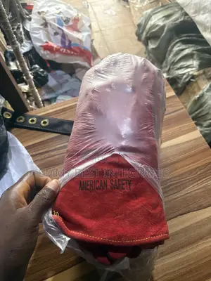 American Safety Red Leather Welder's Gloves